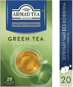 Чай зеленый Ahmad без кофеина 20 фильтр-пакетиков