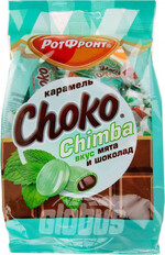 Карамель Рот Фронт Choko Chimba со вкусом мяты и шоколада, 200 г
