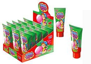 Жевательная резинка Канди Клаб Bubble паста со вкусом Арбуза 22 гр., ПЭТ