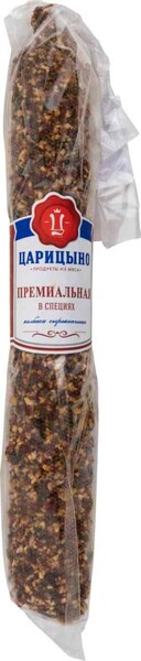 Колбаса Царицыно Премиальная с/к в специях полусухая, 400 гр., вакуум