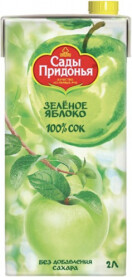 Сок Сады Придонья Яблоко зеленое 2л
