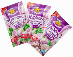 Приправа Приправыч Чеснок сушеный, резаный дольками, 60 гр., дой-пак