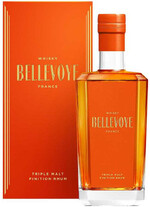 Виски французский «Bellevoye Finition Rhum» в подарочной упаковке, 0.7 л