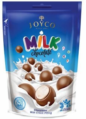 Конфеты Joyco со сливочной начинкой 60 гр., дой-пак