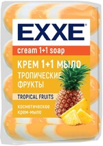 Мыло туалетное Exxe 1+1 Тропические фрукты, 4х75 г