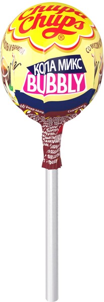 Карамель Chupa Chups Баббли кола микс, 17 гр., флоу-пак