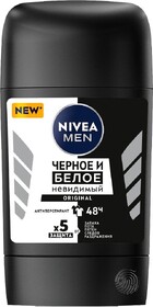 Дезодорант-антиперспирант Nivea Черное и Белое Original Men стик 50 мл., пластик