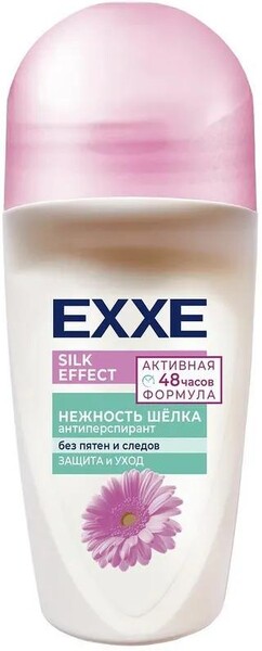 Дезодорант EXXE Silk effect Нежность шёлка женский ролик 50 мл., пластик