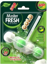 Подвесной блок для унитаза Master Fresh GOLD Duo effect 5в1 Хвоя 1 штука, блистер