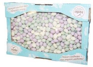 Драже Нева Арахис в сахарной глазури с ароматом ванили 5 кг., картон