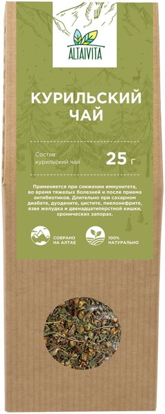Чай травяной AltaiVita Курильский, 25 г