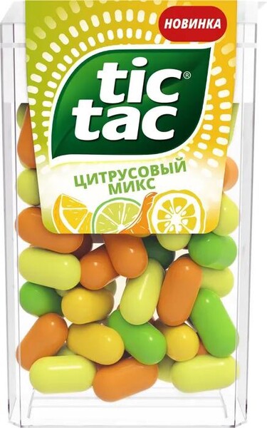Драже ''Tic Tac'' Цитрусовый микс, 16 г
