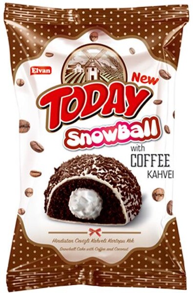 Кекс кофе Today Snowball 50 гр., флоу-пак