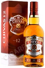 Виски Chivas Regal шотландский купажированный 12 лет в подарочной упаковке, 750мл