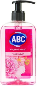 Мыло жидкое ABC Pink Bouquet 400 мл., флакон с дозатором