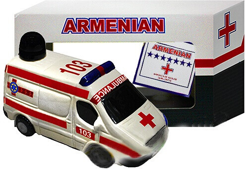 Коньяк армянский «Скорая помощь 7-летний» в подарочной упаковке, 0.75 л