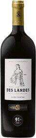 Вино Chateau des Landes Cuvee Prestige Lussac Saint-Emilion AOC Vignobles Lassagne, 0.75 л