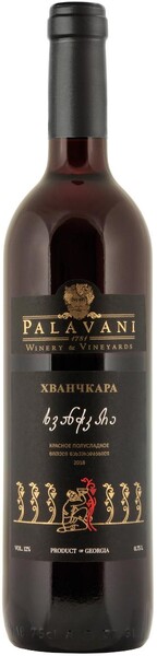 Вино красное полусладкое «Khvanchkara» 2018 г., 0.75 л