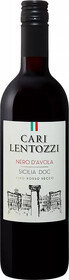 Вино Кари Лентоцци Неро д'Авола Сицилия 2018 сухое красное (Cari Lentozzi Nero d'Avola Sicilia DOC), 9-15 %, 0.75л