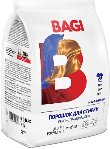 Порошок для стирки Bagi Реконструкция цвета концентрированный 650 гр.,  ПЭТ