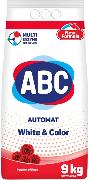 Стиральный порошок ABC Роза 9кг