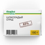 Спред шоколадный «Каждый день» 62%, 180 г