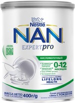 Смесь сухая кисломолочная NAN ExpertPro для улучшения пищеварения с рождения, 400 г
