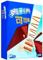 Вафельные палочки Oreo Белый шоколад 58 гр., картон