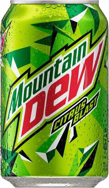 Напиток Mountain Dew Citrus Blast 330 мл., ж/б