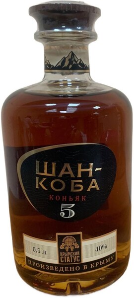 Коньяк «Крымский Статус» Шан-Коба 5 летний Россия, 0,5 л