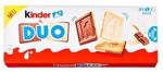Печенье Kinder Duo молочный и белый шоколад 150 гр., картон