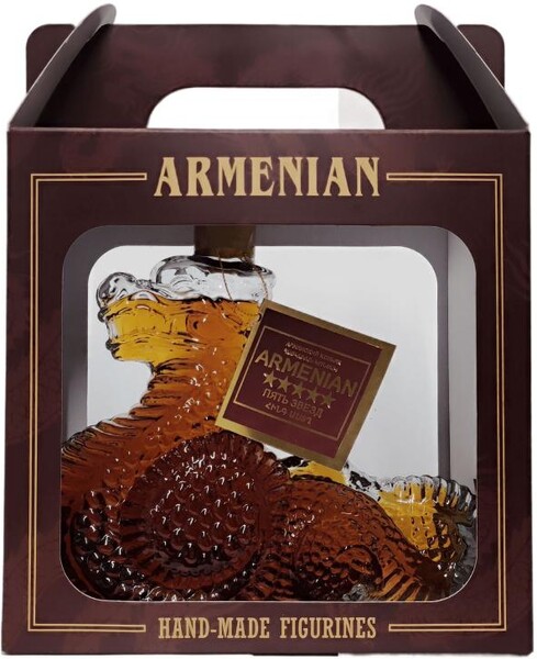 Коньяк «Пять звезд» Дракон 5-летний Армения, 0,5 л