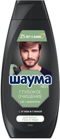 Шампунь для волос «Шаума» Глубокое очищение 3в1, 360 мл