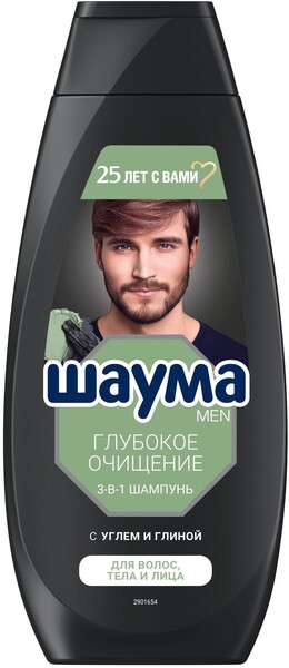 Шампунь для волос «Шаума» Глубокое очищение 3в1, 360 мл