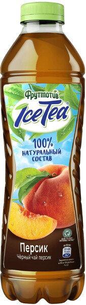 Чай холодный черный Фрутмотив Ice Tea персик 1,5 л., ПЭТ