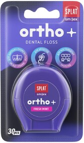 Зубная нить Splat Ortho+ ортодонтическая со вкусом мяты, 30 м