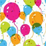 Салфетки Duni Splash Balloons трехслойные 33*33см 20шт