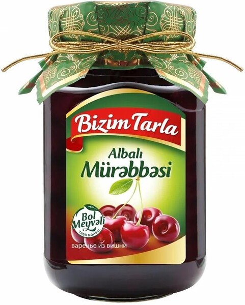Варенье Bizim Tarla Вишня 400 гр., стекло