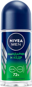 Дезодорант-антиперспирант мужской Nivea Men Мандарин и кедр роликовый 50мл