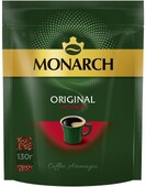 Кофе натуральный растворимый сублимированный Monarch Original Intense, 130 гр., флоу-пак