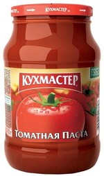 Паста томатная Кухмастер категории ЭКСТРА ГОСТ 1000 гр ст/б