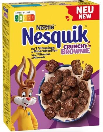Готовый завтрак NESQUIK Crunchy Brownie 300 гр., картон