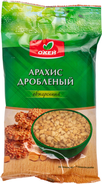 Арахис жаренный дроблённый 'О`КЕЙ' 50 гр
