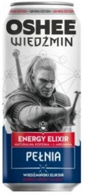 Напиток энергетический Oshee Ведьмак Witcher Elixir Full Moon 500 мл., ж/б