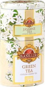 Чай зеленый Basilur Green Tea Jasmine Жасмин 100 гр., ж/б