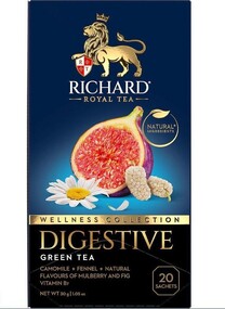 Чай зеленый RICHARD Digestive, 20 сашетов