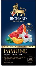 Чай травяной RICHARD Immune каркаде, 20 сашетов