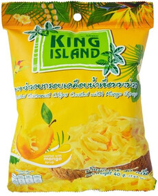 Кокосовые чипсы King Island с манго