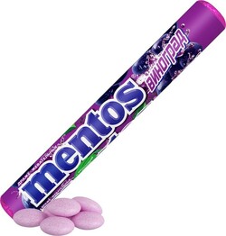 Драже Mentos Жевательное Виноград 37,5г