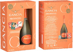 Вино игристое Gancia Prosecco Dry сухое белое 4 подставки под бокалы, 750 мл